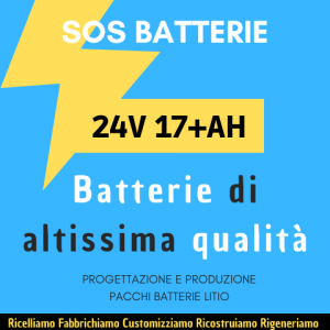 Soluzioni per batterie 24v 17Ah