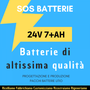 Soluzioni per batterie 24v 7Ah